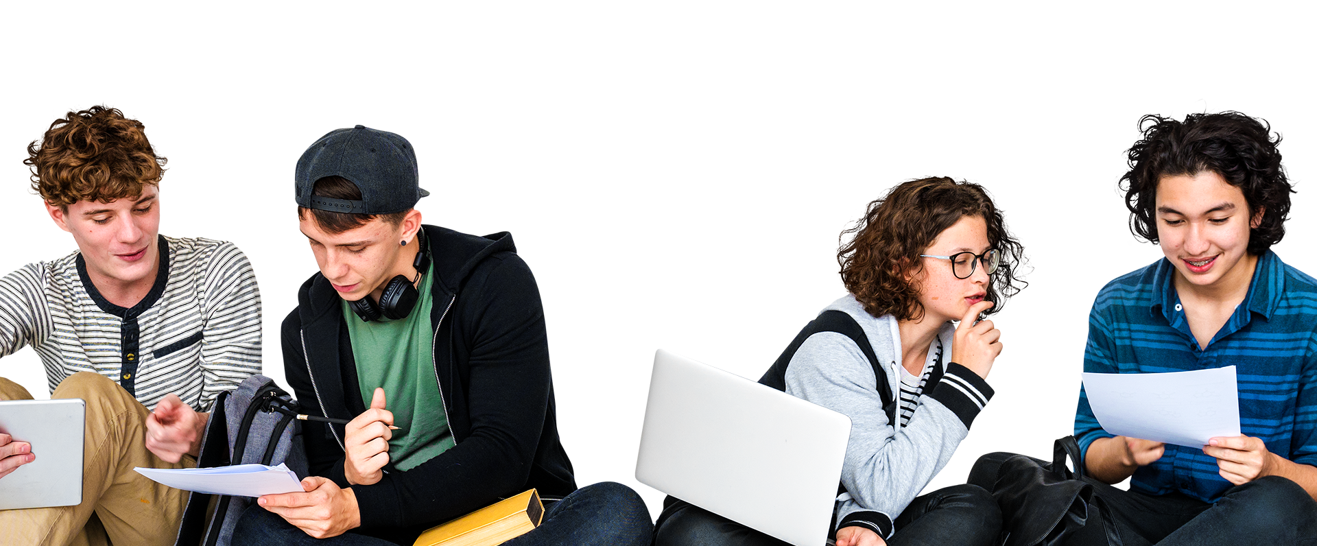 diverse-teenagers-png-element-transparent-background 1