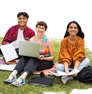 png-college-students-working-together-park-collage-element-transparent-background 1